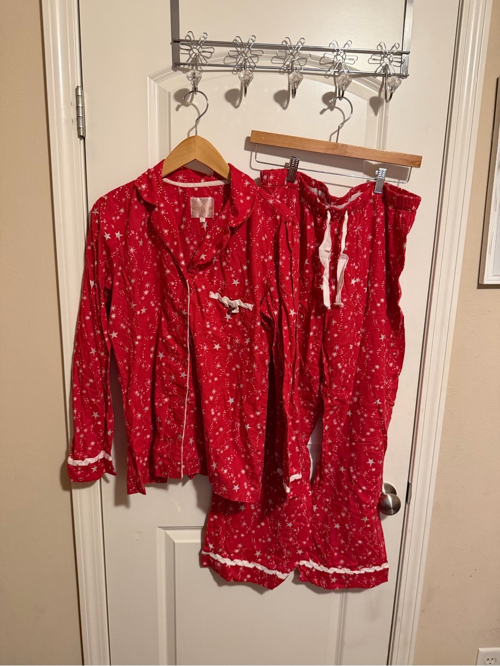 Victoria's Secret Red Star-Print Pajama Set